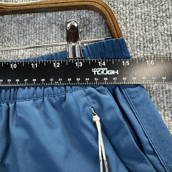 Vuori Shorts Womens Large Blue Athletic Performance Running Quick Dry Pockets - Picture 7 of 10